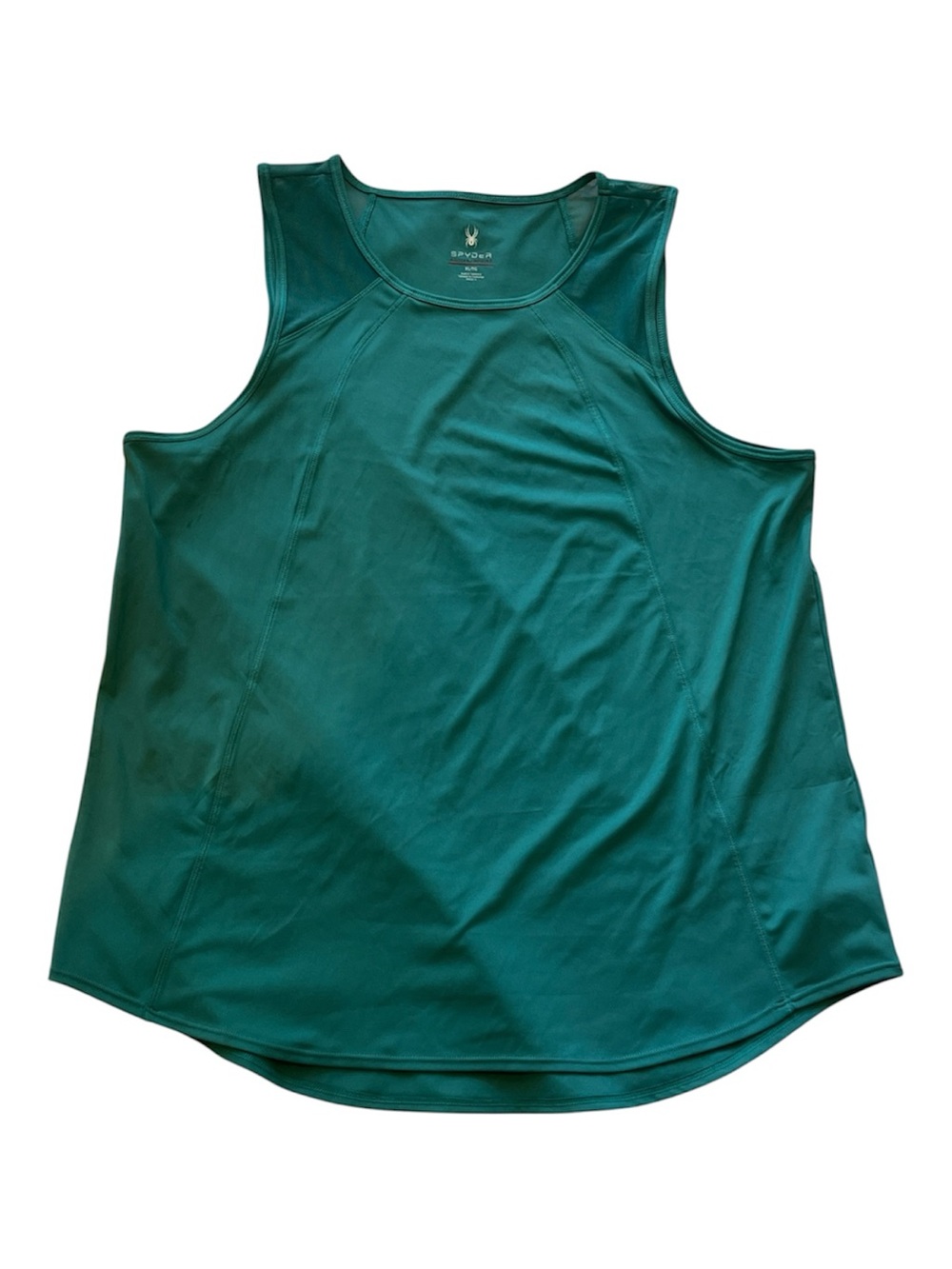 SPYDER Active Sport Women's Performance Tank Top Size XL Teal Athleisure